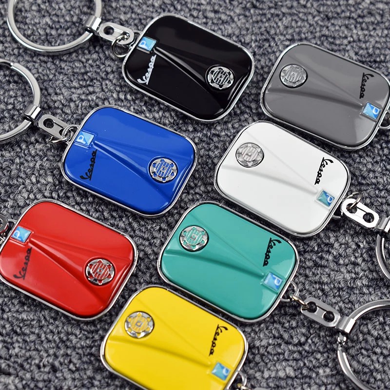 【พร้อมส่งจากไทย】พวงกุญแจ Vespa เวสป้า หน้ารถ สวยๆ
