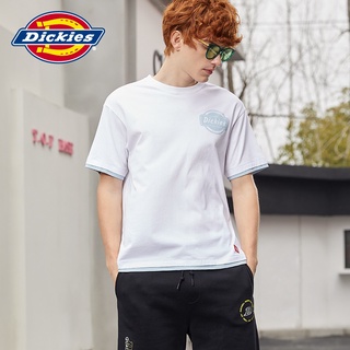 ใหม่ เสื้อยืดลําลอง ผ้าฝ้าย แขนสั้น คอกลม พิมพ์ลาย Dickies ใส่สบาย แฟชั่นสําหรับผู้ชาย