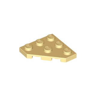 [501] ชิ้นส่วนเลโก้ Lego Part Wedge, Plate 3 x 3 Cut Corner (2450) ราคา/ชิ้น