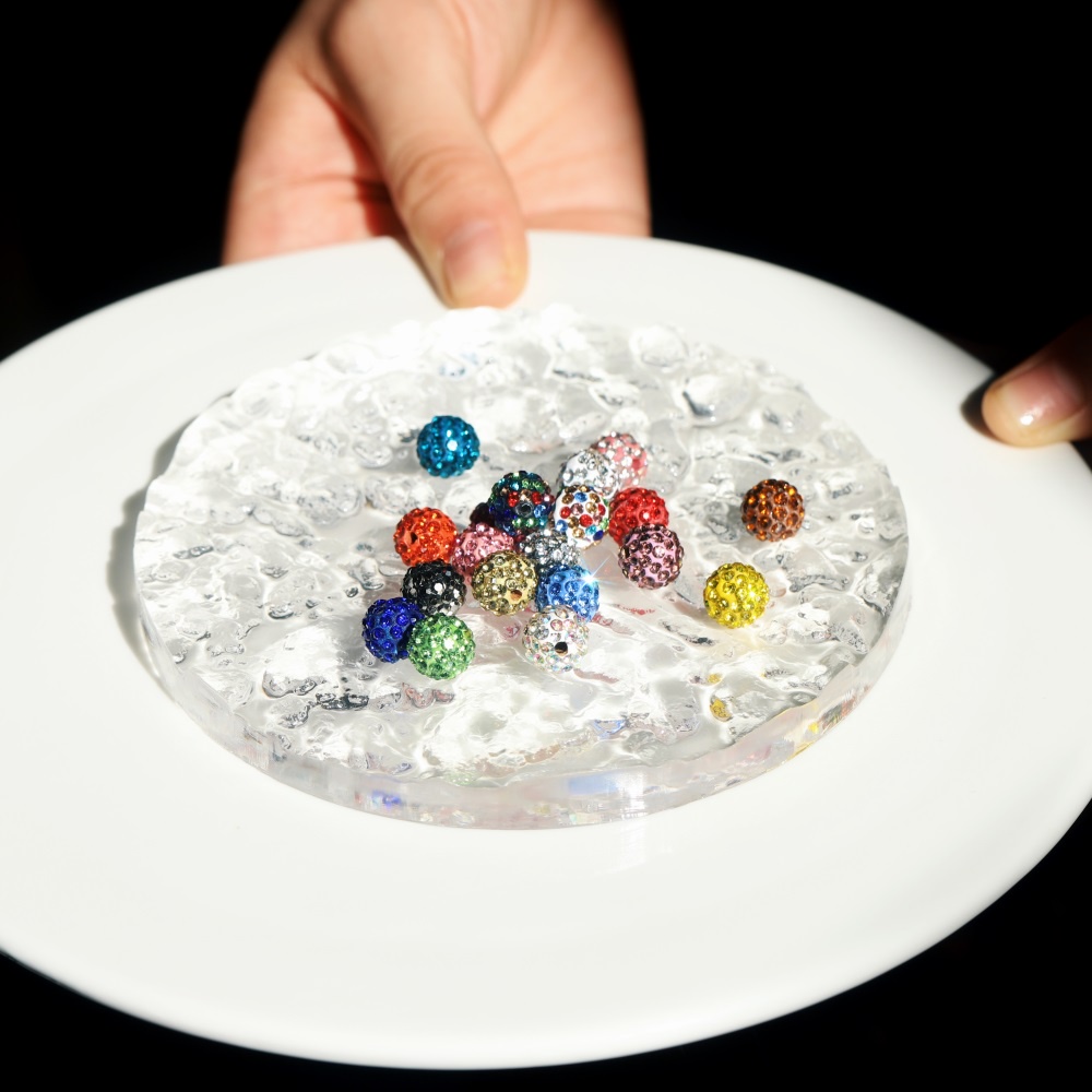 10pcs ลูกปัดคริสตัลไททาเนียมลูกปัดเพชร สามารถใช้สำหรับเครื่องประดับ DIY ทำสร้อยคอและสร้อยข้อมือ - รูปที่ 5