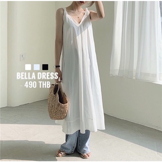 พร้อมส่ง Bella dress สบายๆในฤดูร้อน