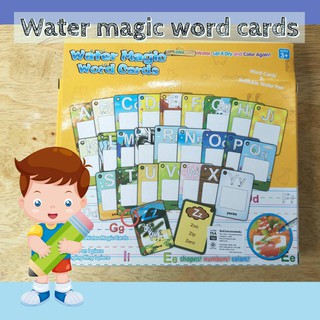 ของเล่นเด็กเสริมพัฒนาการ เครื่องเขียน Magic water book ABC เขียน ระบายสีด้วยน้ำ สีน้ำปลอดสารพิษ