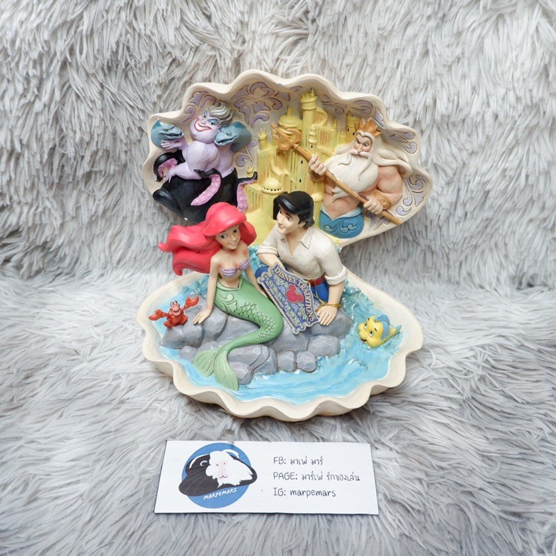 🌟พร้อมส่ง🌟Disney Traditions by Jim Shore Little Mermaid Seashell Scene ( Ariel )