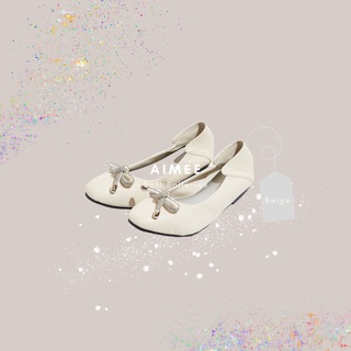 PUFFSHOES.OFFICIAL : Aimee soft ballerina Beige