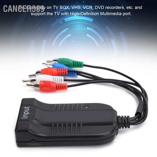 Cancer309 Z10AS RGB Component HDMI-Compatible Video R/L Audio to YPBPR Converter Adapter Plug and Play