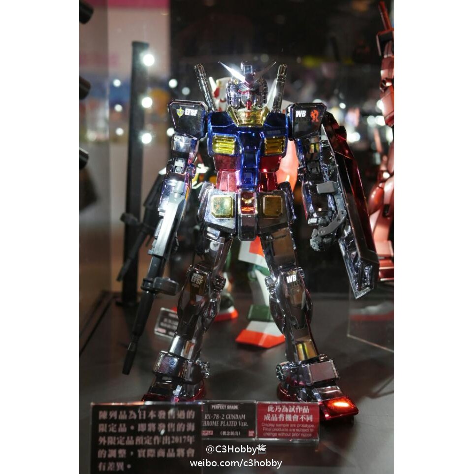 P Bandai Pg 1 60 Rx 78 2 Gundam Chrome Plated Ver Shopee Thailand