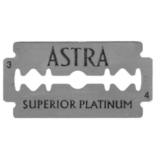 (1กล่องเล็ก บรรจุ 5 ใบ) ใบมีด แอสตร้า ASTRA Superior stainless blade ใบมีด 2 คม ใบมีดแอสต้า โกนหนวด โกนเครา กันคิ้ว