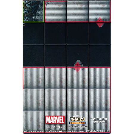 Heroclix Paper MAP - แผนที่กระดาษ สำหรับเกม Heroclix