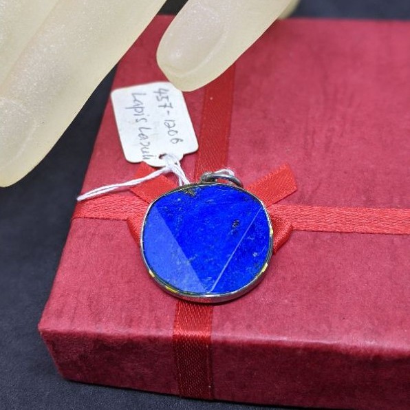Loket Kristal / ธรรมชาติ Lapis lazuli คริสตัล Star Of David จี้