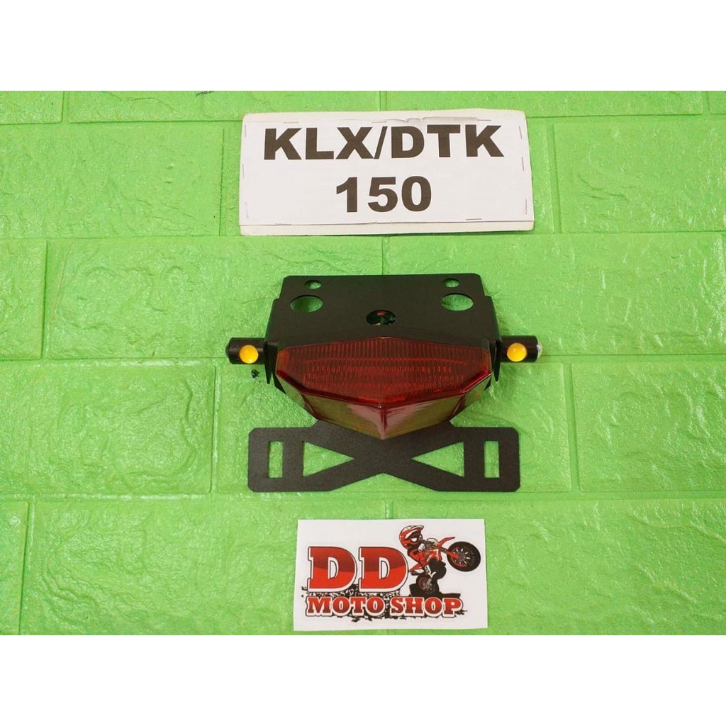 ท้ายสั้น KLX150 DTK150 BF150 D-TRACKER150 #แบบใส่ไฟเลี้ยวตาแมว #โครงเหล็กหนา 1.2 mm ไฟท้ายKLX150