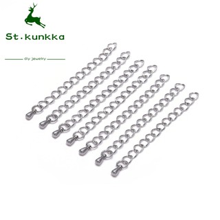 St.kunkka สแตนเลสสตีลสร้อยข้อมือ Extension Tail Chain (10 ชิ…
