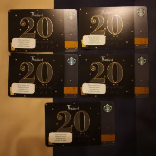 STARBUCKS Thailand 2018  -​20th Anniverary card