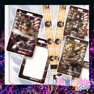 💥พร้อมส่ง🇹🇭เซตใส่บัตรพร้อมสายคล้องคอAttack on Titan ไททัน เอเลน งานสกรีนชัดสีสวย ภาพถ่ายจากสินค้าจริง สวยมากๆไม่ตกตานะคะ