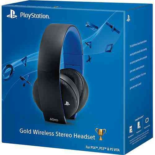 sony wireless stereo headset gold
