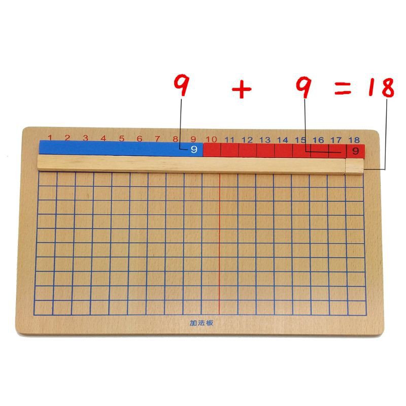 Montessori Addition And Subtraction Wooden Panel Toys Calculus and ...