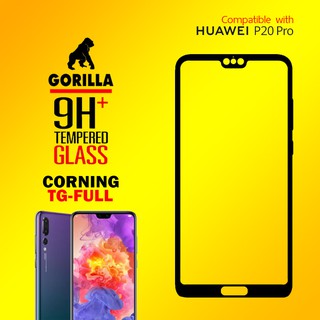 Huawei P20 / P20 Pro Gorilla Corning Full Screen 9H แบบเต็มจอ (Huawei P20 Series)