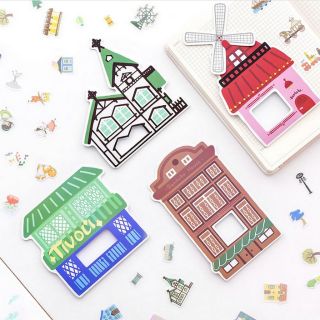 พร้อมส่ง Paper Sticker สติ๊กเกอร์ 40ชิ้น แบบไดคัต น่ารักก