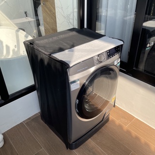 ผ้าคลุมเครื่องซักผ้า ฝาหน้าซัก-อบ 6-25kg. กันฝนกันแดด☀️(ใส่ไ…