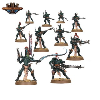 [BSFพร้อมส่ง]Warhammer: 40K: Drukhari Kabalite Warriors โมเดลเกมสนามจำลอง