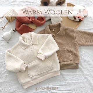 Warm woolen เสื้อคอปกขนแกะน่ารักๆ แถมอุ่นด้วยน่ะค่าามีทั้งหมด2สีค่าาา