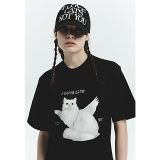 [S-5XL] พรีออเดอร์  itzavibe รุ่น ANGEL CAT T-SHIRTS