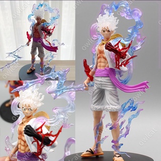 โมเดลวันพีช Gear 5 Luffy (Nika Fruit Awakening VS Kaidou Ver.) 21cm Monkey D Luffy PVC Figure Wano Version Gear Fifth Wanokuni Anime Onepiece Straw Hat Pirate Figure One Piece มังกี้ ดี ลูฟี่