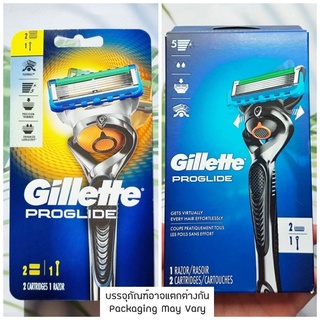 ชุดมีดโกน ยิลเลตต์ ฟิวชั่นไฟ้ว์ ProGlide 1 Razor + 2 Blade Refills (Gillette®)