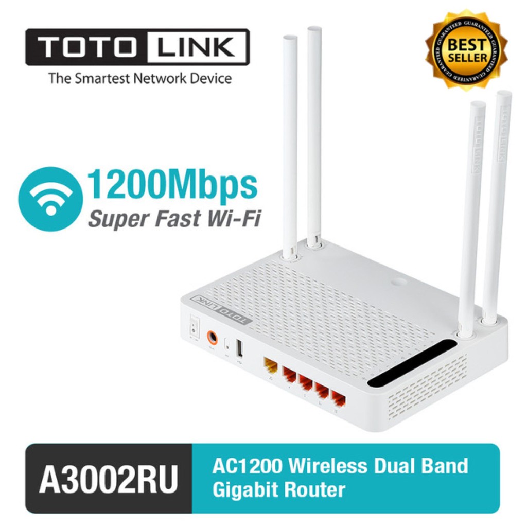 TOTOLINK  AC1200 (A3002RU) ของใหม่