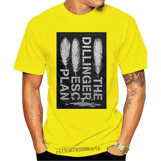 ใหม่ เสื้อยืดลําลอง แขนสั้น พิมพ์ลายขนนก The Dillinger Esc Plan สําหรับผู้ชาย Mfckjc00Emggdm40Size S-5XL