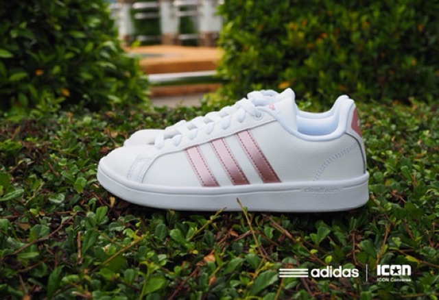 adidas advantage rose gold