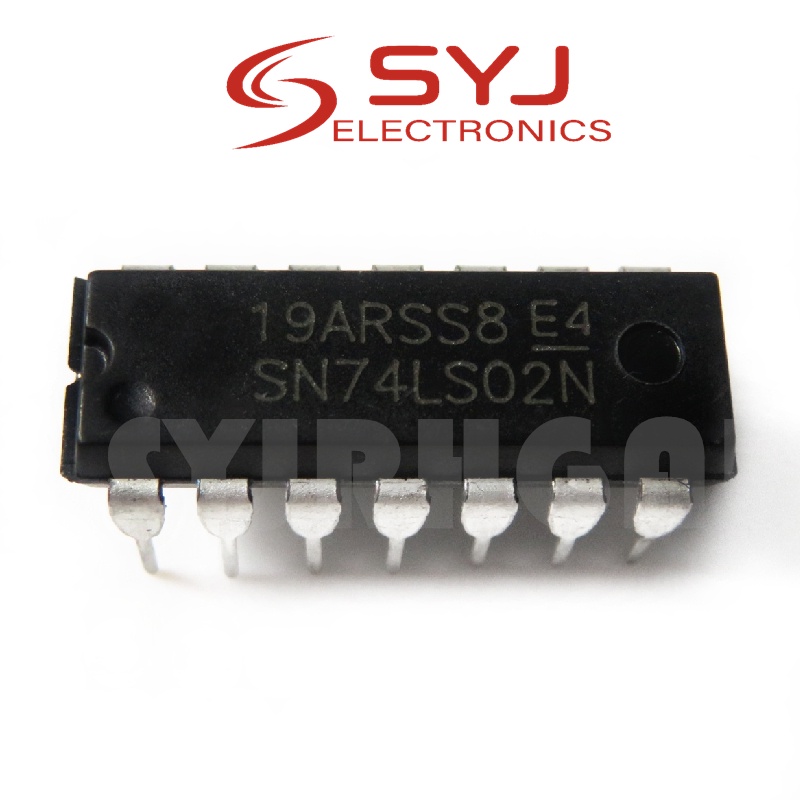10 ชิ้น HD74LS02P HD74LS02 SN74LS02N 74LS02 DIP-14 ใหม่ในสต็อก