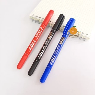 ปากกาเขียนซีดี ซองพัสดุ 2 หัว YOYA Permanent Marker 1101