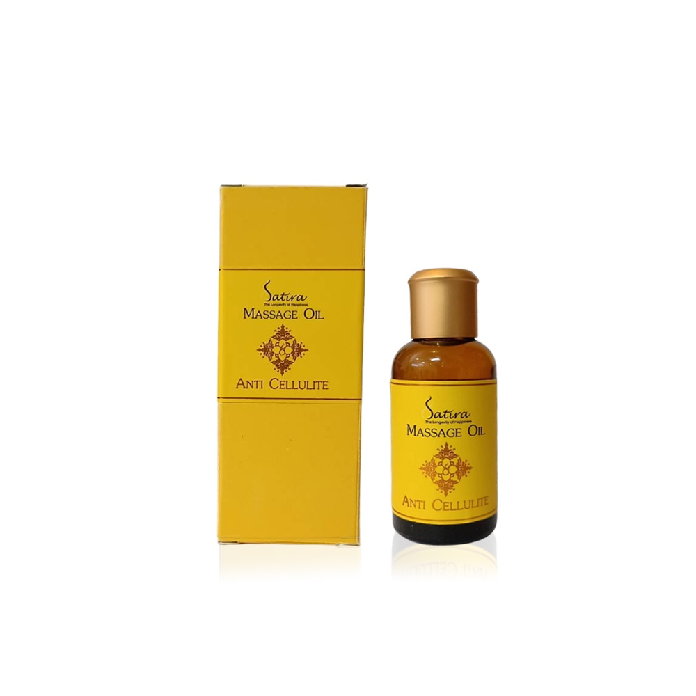 Satira Massage oil Anti Cellulite 30 ml สถิรา น้ำมันนวดผิวกาย กระชับผิว ลดรอยแตกลาย 30 มล