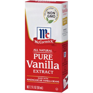 กลิ่นวนิลาแท้ วานิลา Pure Vanilla Extract Mccormick อุปกรณ์ เบเกอรี่