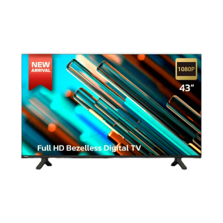 [ลด10%:1MALLDD25 ]Toshiba TV ทีวี 43 นิ้ว Full HD Digital TV รุ่น 43S25KP Dolby Audio ทีวีดิจิตอล