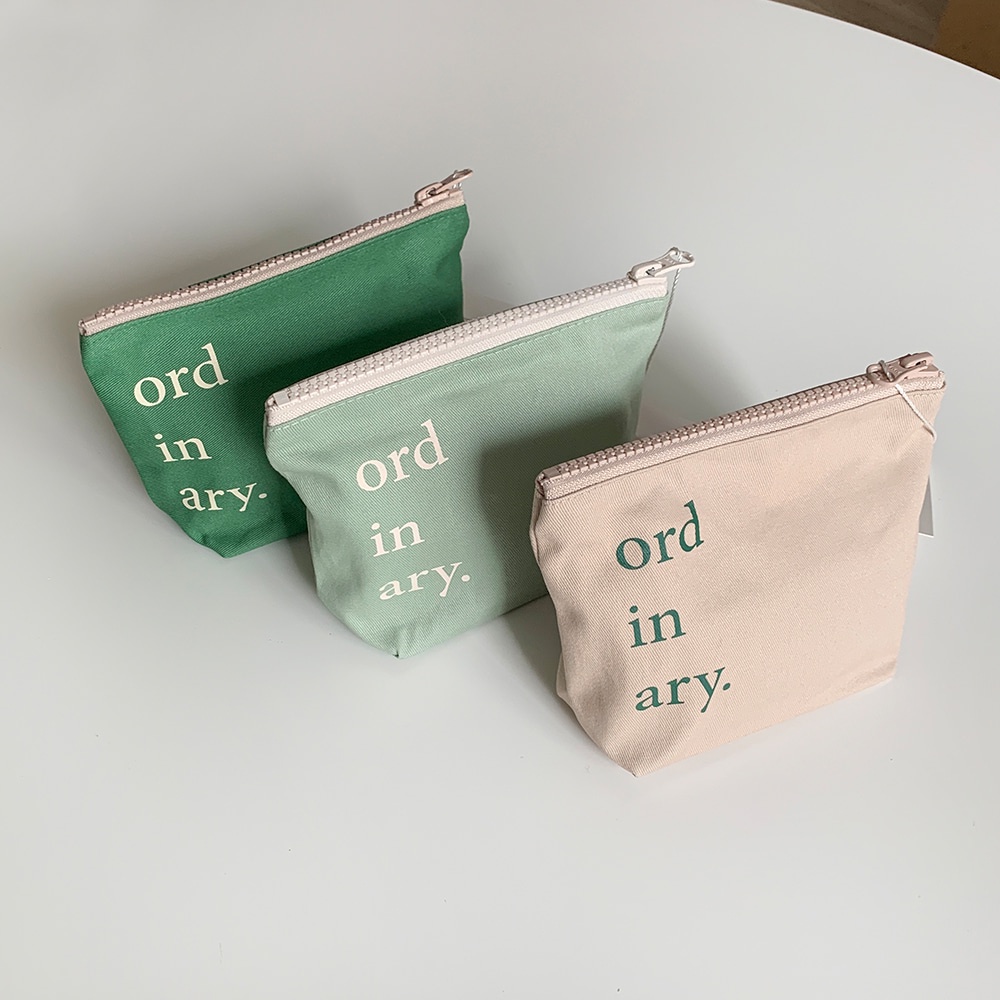 [พร้อมส่ง] second morning • — ordinary pouch กระเป๋าใส่ของ