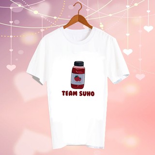 เสื้อยืดสีขาว สั่งทำ เสื้อดารา Fanmade เสื้อแฟนเมด เสื้อแฟนคลับ เสื้อยืด ดาราเกาหลี CBC200 True Beauty Drama Team Suho