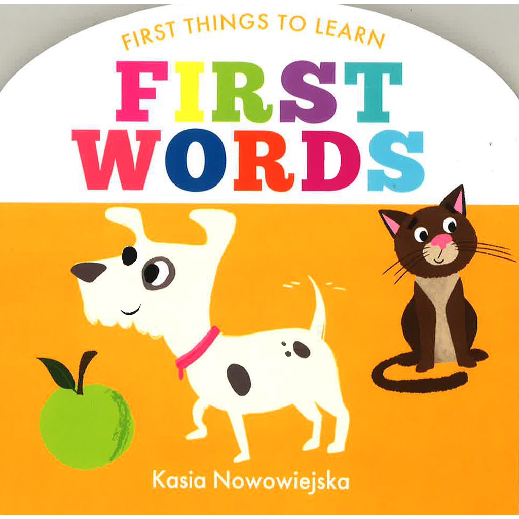 BBW หนังสือ Curved Books: First Words ISBN: 9781788816212