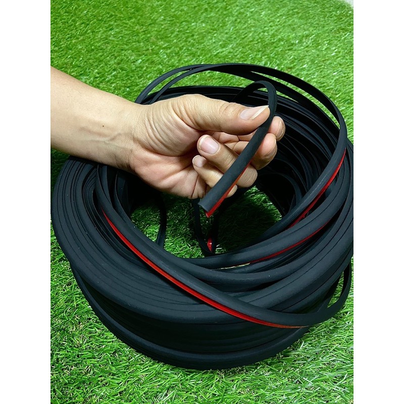 ยางรองขอบสเกิร์ต,ตัวT,แบนดำ,ขนาด7มิล,มีกาว,3Mในตัว,ใส่กับสเกิร์ต,คิ้วโป่งล้อรถยนต์(ขายเมตรละ60บาทกดสั่ง1ต่อ1เมตร) - รูปที่ 4