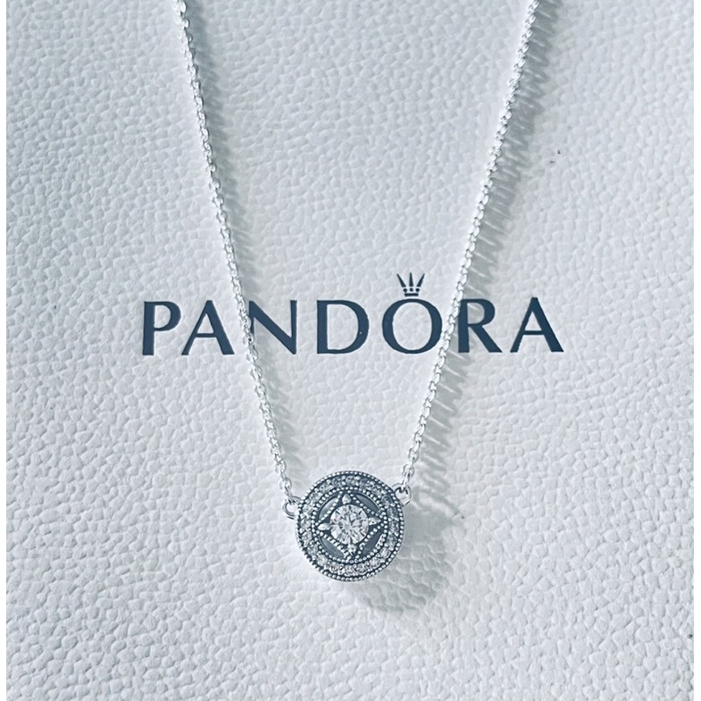 Pandora แท้💯% สร้อยคอพร้อมจี้