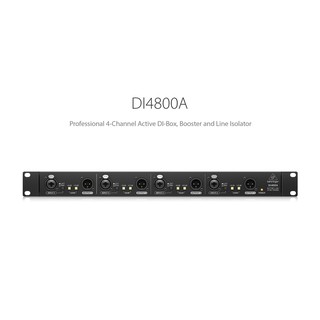 Behringer DI4800A isolater di box สำหรับเครื่องดนตรี หรือ ระบบเสียง