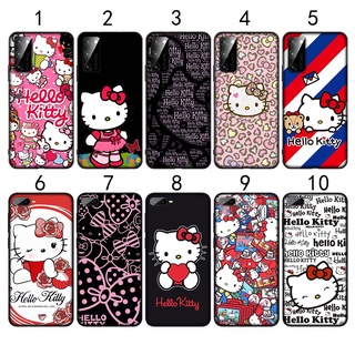 D48 เคสโทรศัพท์มือถือ ซิลิโคนนุ่ม ลายเฮลโล คิตตี้ สําหรับ OPPO A53S A55 A56 A16 A16S A54S A95