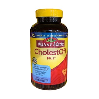 วิตามิน Nature Made CholestOFF Plus 210 Softgels