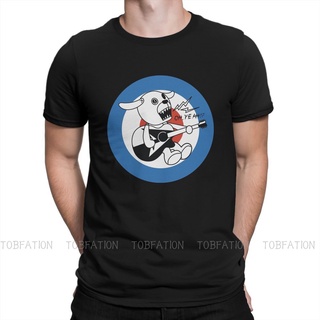 เสื้อยืดคอกลม ผ้าขนปุย ลาย Buster Kun FLCL สําหรับผู้ชายS-5XL