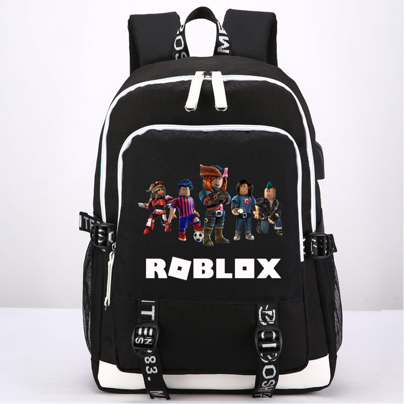 Roblox Usb Backpack Travel Bag For Adult Boys Girls School Bags Laptop Backpack - roblox school backpack