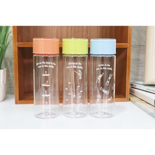 Water Bottle ขวดน้ำดื่มพลาสติก ลายSea JP Quality 165ml 4x4x13 cm