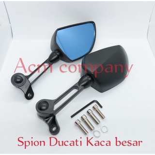 กระจกโมเดล Ducati Blue Glass Xmax Nmax Aerox Lexi Adv Pcx Vario 150 Etc สําหรับติดรถยนต์