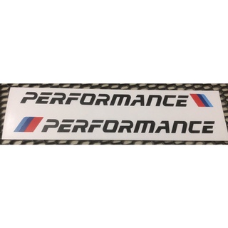 M PERFORMANCE V.2 ความยาว 90cm. (สำหรับติดข้างประตู)  สติกเกอร์ไดคัท สติกเกอร์แต่งรถ สติกเกอร์BMW