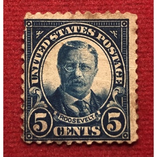 แสตมป์UNITED STATES POSTAGE ROOSEVELT 5 CENTS