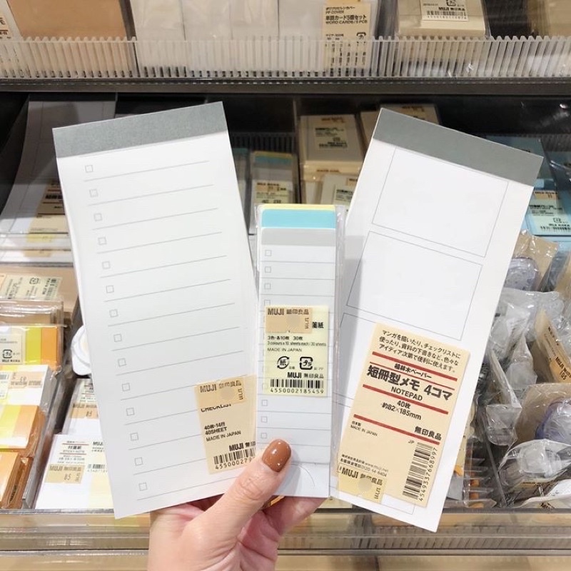 [MUJI] กระดาษ Check list / Notepad